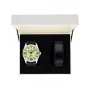 Reloj de hombre RADIANT Analógico de Cuarzo RA533202T - 42mm Caja de Acero Inoxidable, Esfera Azul, Pulsera Plateada
