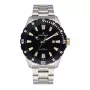 RADIANT reloj analógico de cuarzo para hombre RA602202 45mm acero inoxidable esfera negra correa de malla