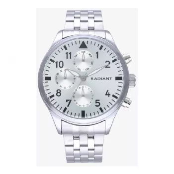 RADIANT Reloj de hombre de cuarzo analógico RA612707B 43mm acero inoxidable