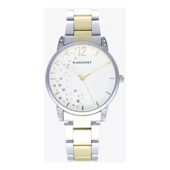 RADIANT reloj de pulsera de hombre cuarzo analógico RA615203 36mm esfera negra correa de piel sintética