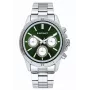 Reloj de hombre RADIANT RA640702 – 44 mm acero inoxidable, cuarzo, esfera negra, correa plateada