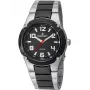 Reloj de hombre RADIANT RA318201 (48 mm) - acero inoxidable, esfera negra, cuarzo analógico