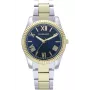 Reloj hombre RADIANT RA582205 37mm acero inoxidable cuarzo analógico esfera negra correa plateada
