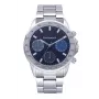 RADIANT reloj para hombre RA604702 (45mm) – correa milanesa de acero inoxidable, esfera negra