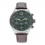 Reloj de hombre RADIANT RA641702 43mm analógico de cuarzo esfera negra correa de piel
