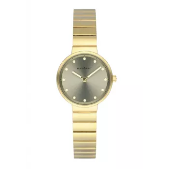 RADIANT reloj para mujer RA521203 (28mm) – correa milanesa de acero inoxidable, esfera blanca