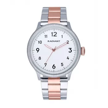RADIANT Reloj de mujer analógico de cuarzo RA627205 44mm Plata Acero inoxidable