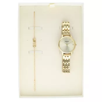 Reloj de cuarzo de mujer Radiant RA609202PT - reloj analógico de acero inoxidable en oro rosa de 33 mm