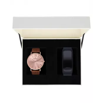 Reloj mujer RADIANT RA377619T 36mm oro rosa cuarzo analógico acero inoxidable milanesa