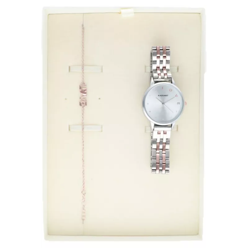 Reloj de mujer RADIANT RA609203PT 33 mm plata oro rosa