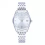 RADIANT reloj para mujer RA642201 35mm correa milanesa de acero inoxidable plateada analógico de cuarzo