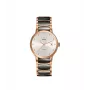 Reloj de mujer RADO R30183762 28mm acero inoxidable y cerámica esfera marrón