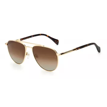 RAG&BONE Gafas de sol cuadradas para mujer RNB1044GS3YG5 Havana Brown 55/17/145 mm