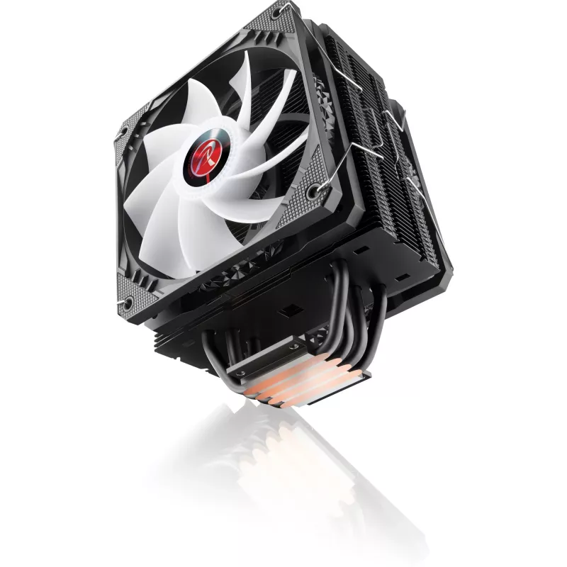 RAIJINTEK ELEOS 12 DUO RBW 120 mm refrigeración líquida todo en uno para CPU, Negro