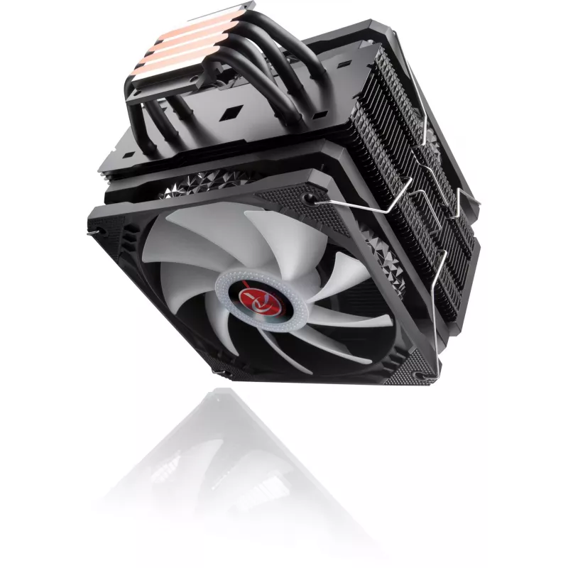 RAIJINTEK ELEOS 12 DUO RBW 120 mm refrigeración líquida todo en uno para CPU, Negro
