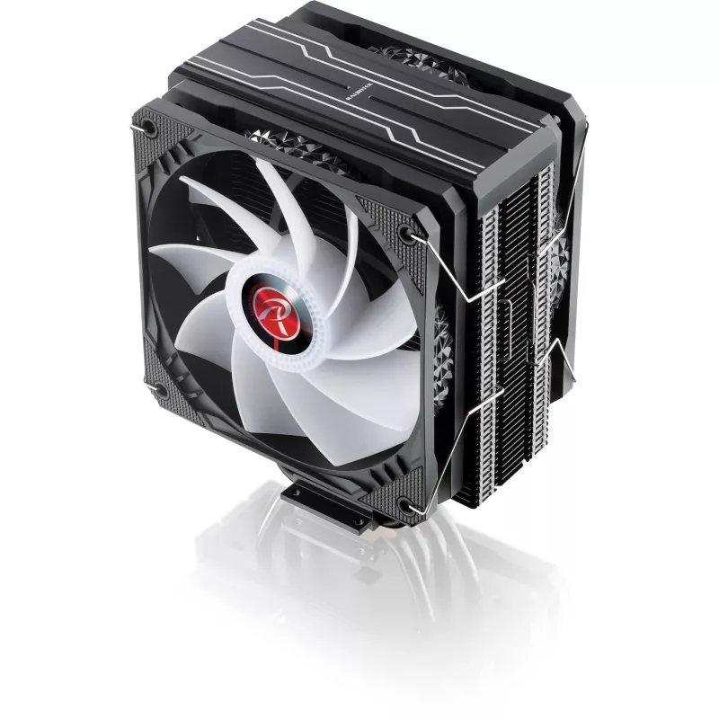 RAIJINTEK ELEOS 12 DUO RBW 120 mm refrigeración líquida todo en uno para CPU, Negro