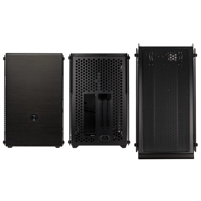 Caja Micro-ATX Raijintek Ophion M Evo TGS, cristal templado - negra