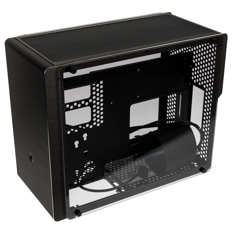 Caja Micro-ATX Raijintek Ophion M Evo TGS, cristal templado - negra