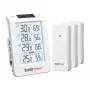 RAINPOINT BALDRTHERM B0598 Termohigrómetro de 3 canales con retroiluminación automática