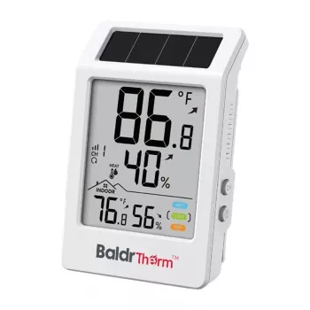 RAINPOINT BALDRTHERM B0707 termohigrómetro solar con sensor exterior