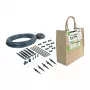 RAINPOINT Sistema de riego por goteo y pulverización 15m 1/2 pulgadas 50 goteros negro