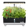 RainPoint Kit de cultivo hidropónico Z238 - 12 cápsulas de plantas, LED de espectro completo, control mediante app inteligente