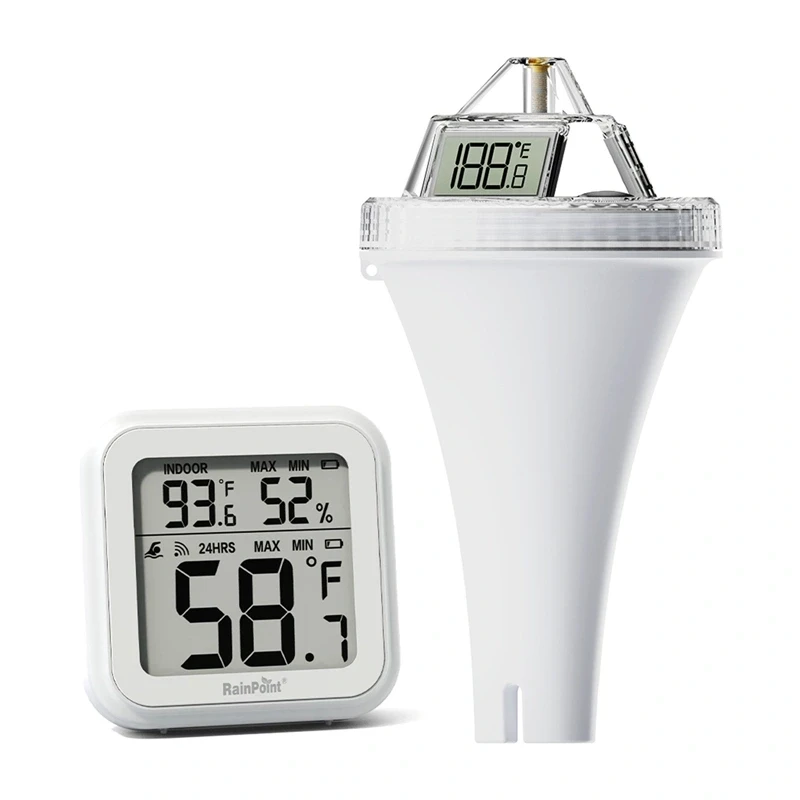 RainPoint Termómetro de piscina con gateway HCS565ARF+HCS015T2H