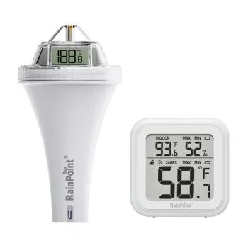 RainPoint Termómetro de piscina con gateway HCS565ARF+HCS015T2H