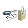 RAINPOINT Kit de riego por aspersión - Sistema de riego completo con 2 aspersores ajustables, conector rápido y adaptador de grifo