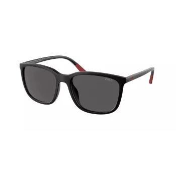 Gafas de sol RALPH LAUREN hombre PH4185U537587 - montura cuadrada havana, lentes verde oscuro, 56/18/145 mm