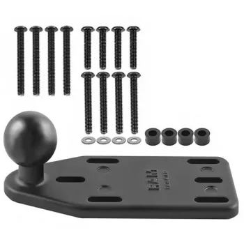 RAM MOUNTS RAM-B-346U Soporte de bola lateral para tapa de depósito para motos y ATV