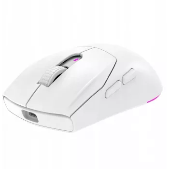 Ratón gaming Rampage Prote M5 24000 DPI RGB LED 1kHz Blanco