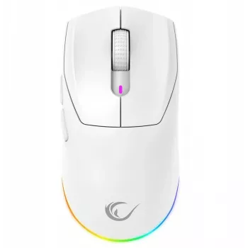 Ratón gaming Rampage Prote M5 24000 DPI RGB LED 1kHz Blanco