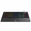 Rampage Simula RGB Macro KB-GX65 teclado gaming de membrana con cable y reposamuñecas, negro