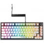 Rampage Zenith Pro Teclado gaming con cable de 8000Hz, efecto Hall, RGB, Gateron KS-20, Negro