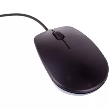 Raspberry Pi Ratón oficial (negro/gris) - Ratón óptico USB con cable ambidiestro, 1000 DPI, 3 botones, rueda de desplazamiento, Plug & Play para Raspberry Pi, PC, Mac