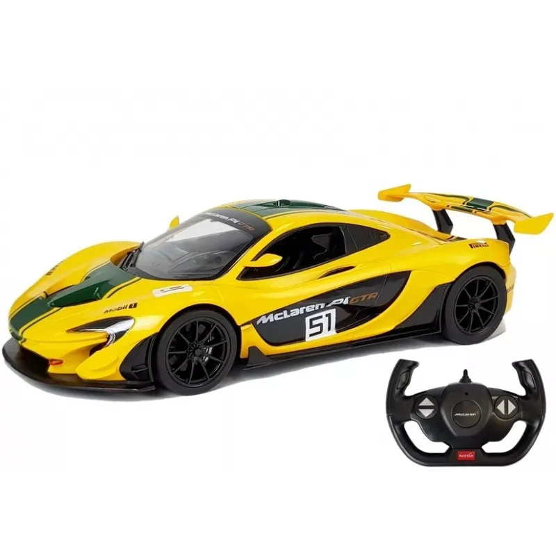 RASTAR McLaren P1 GTR Coche con control remoto 1:14 amarillo