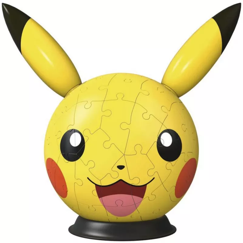 Ravensburger puzzle 3D bola Pokémon Pikachu con orejas - 54 piezas