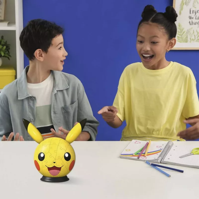 Ravensburger puzzle 3D bola Pokémon Pikachu con orejas - 54 piezas
