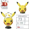 Ravensburger puzzle 3D bola Pokémon Pikachu con orejas - 54 piezas