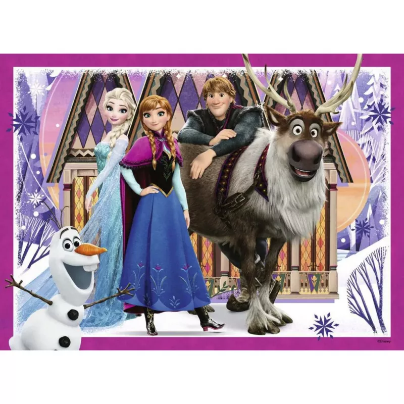 RAVENSBURGER Puzzle infantil Disney Frozen (100 piezas)