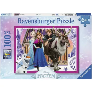 RAVENSBURGER Puzzle infantil Disney Frozen (100 piezas)