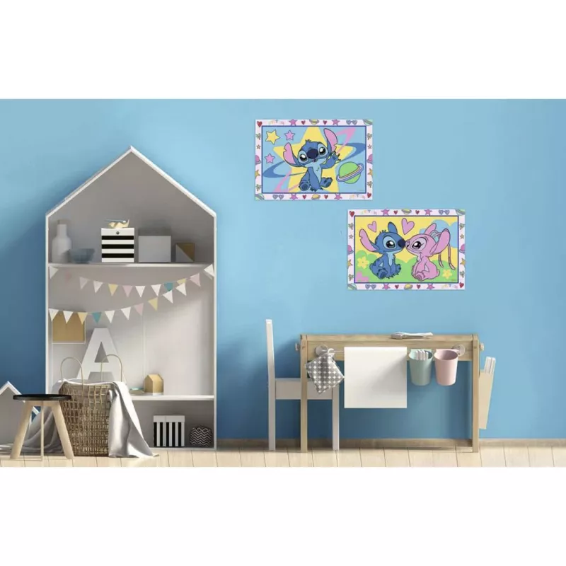 Set de pintar por números RAVENSBURGER CreArt Junior - Stitch y Angel