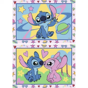 Set de pintar por números RAVENSBURGER CreArt Junior - Stitch y Angel