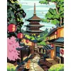 RAVENSBURGER CreArt set de pintar por números - Japón