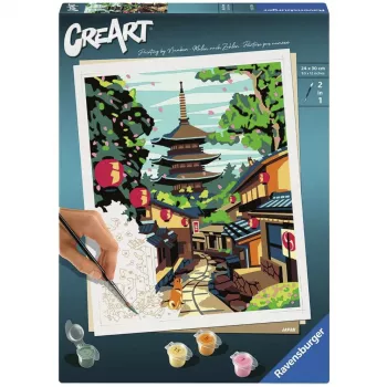RAVENSBURGER CreArt set de pintar por números - Japón