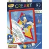 Ravensburger CreArt - Rasender Sonic Set de pintar por números