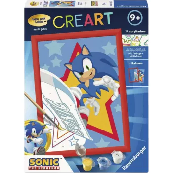 Ravensburger CreArt - Rasender Sonic Set de pintar por números