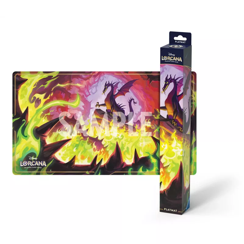 Ravensburger Disney Lorcana TCG: Winter Magic - tapete de juego Dragonfire