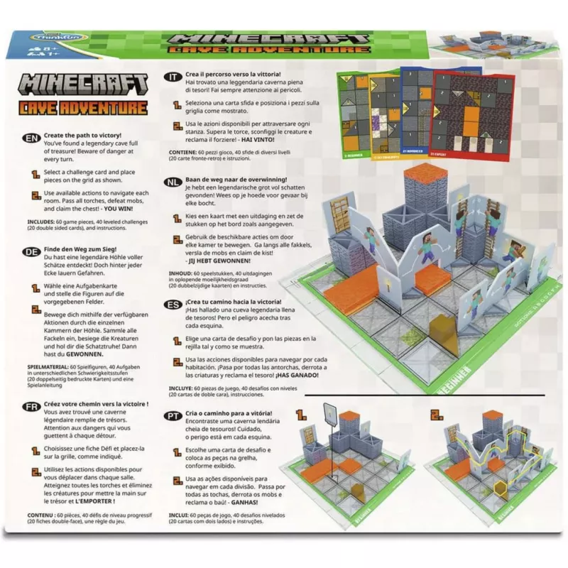 Ravensburger Minecraft Cave Adventure expansión de juego de mesa